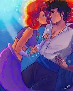 #SexySaturday with <a href="/HerWingding/">DICK GRAYSON</a> (Ariel and Prince Eric cosplay 😝)