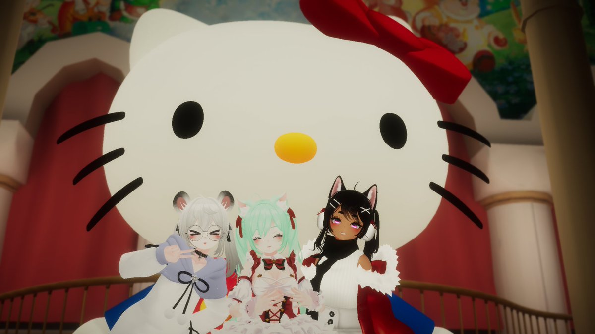 Ah! Last night was so much fun! Thank you guys for hanging out with me! I had a blast😊💕 and thank you @iluluhd  for the amazing photos they turned out so cute💖
#sanrio_vfes