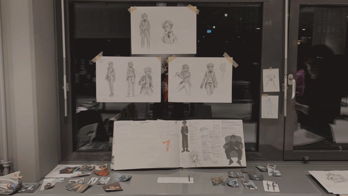 Fireslightfnd's tweet photo. We currently have to design characters ( with a complete backstory, general story and and and...) as an uni project! 
Here is mine:
"Lucky Seven" and "The Numbers" ✨
- felt like sharing some personal/uni related projects so here u go

#oc #mycharacter #gamedesign https://t.co/Tm7WD2uS4o