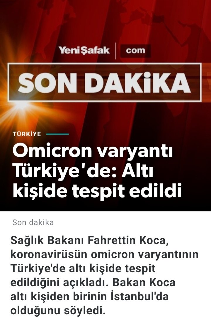Welcome to turkey #Omicron