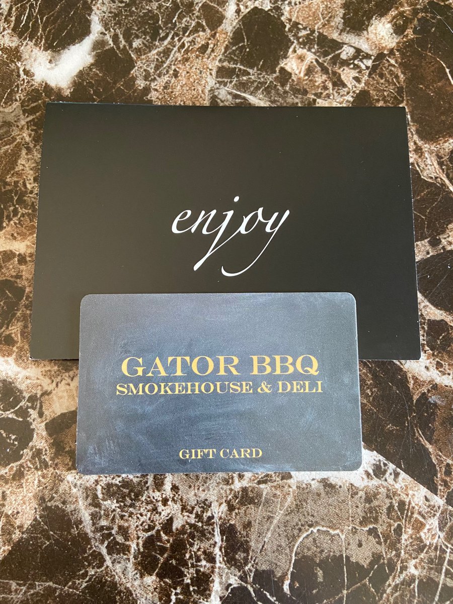 We’re all stocked up with our holiday baskets &amp; bags! Stop in for a delicious meal, &amp; cross a couple names off your list! Don’t forget …… purchase a GC for $25.00 or more and receive 1 LB Smoked Pork Loin FREE!!! 

#GatorBBQ #bbqlovers #Norfolkcounty  #Christmas2021
