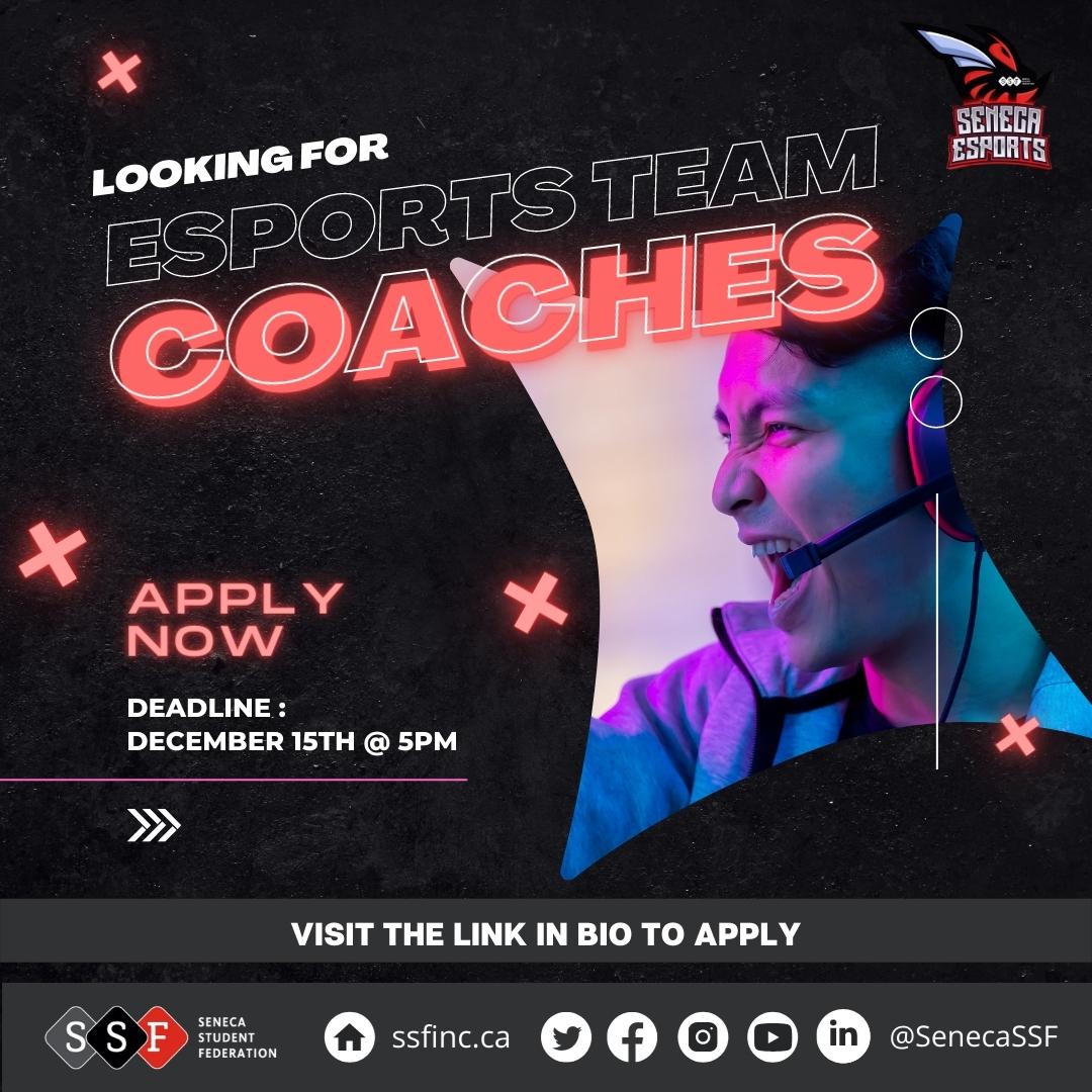 Hey Seneca students! Are you interested in becoming a coach for one of our teams? Well good news the @senecassf is hiring! More info can be found on their page and as always feel free to DM if you have any questions!