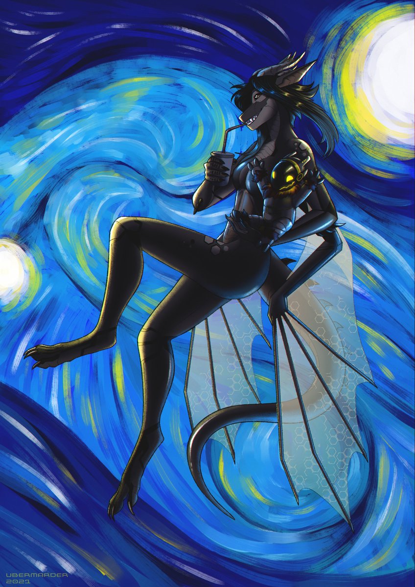 #furry #dragon #furryart #art #commission 
commission for <a href="/VexVermilion/">Vex Vermilion</a> 💙🌌