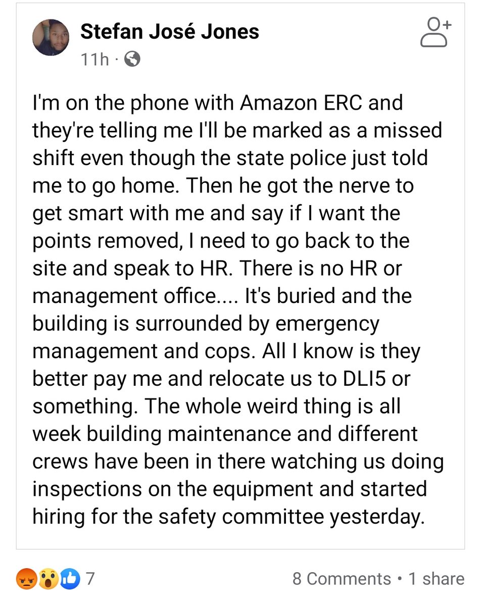 Herculinds's tweet photo. @MarisaKabas @HollyAnderson Workers there are being told they can be punished for not showing up for their shift, during an active search and rescue https://t.co/Y54UGRfyRb