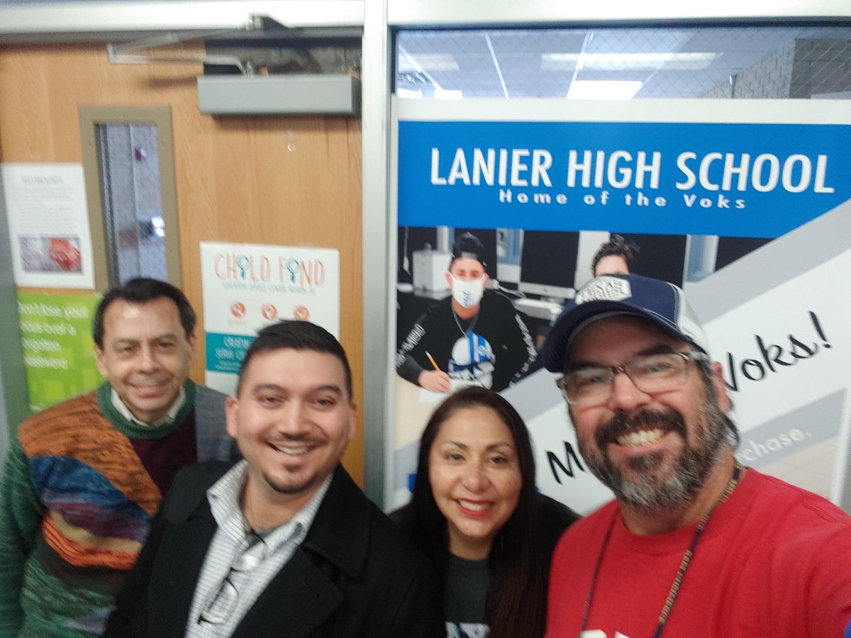 CoachHeine's tweet photo. Proud to be a part of the hardest working student centered teams of my career.  Teachers working Sat morning to call families inviting students to Winter Intercession.  These guys never quit!  #nextlevelVoks @SAISDLanier @SaisdSocial https://t.co/Wfcm2VZIWP