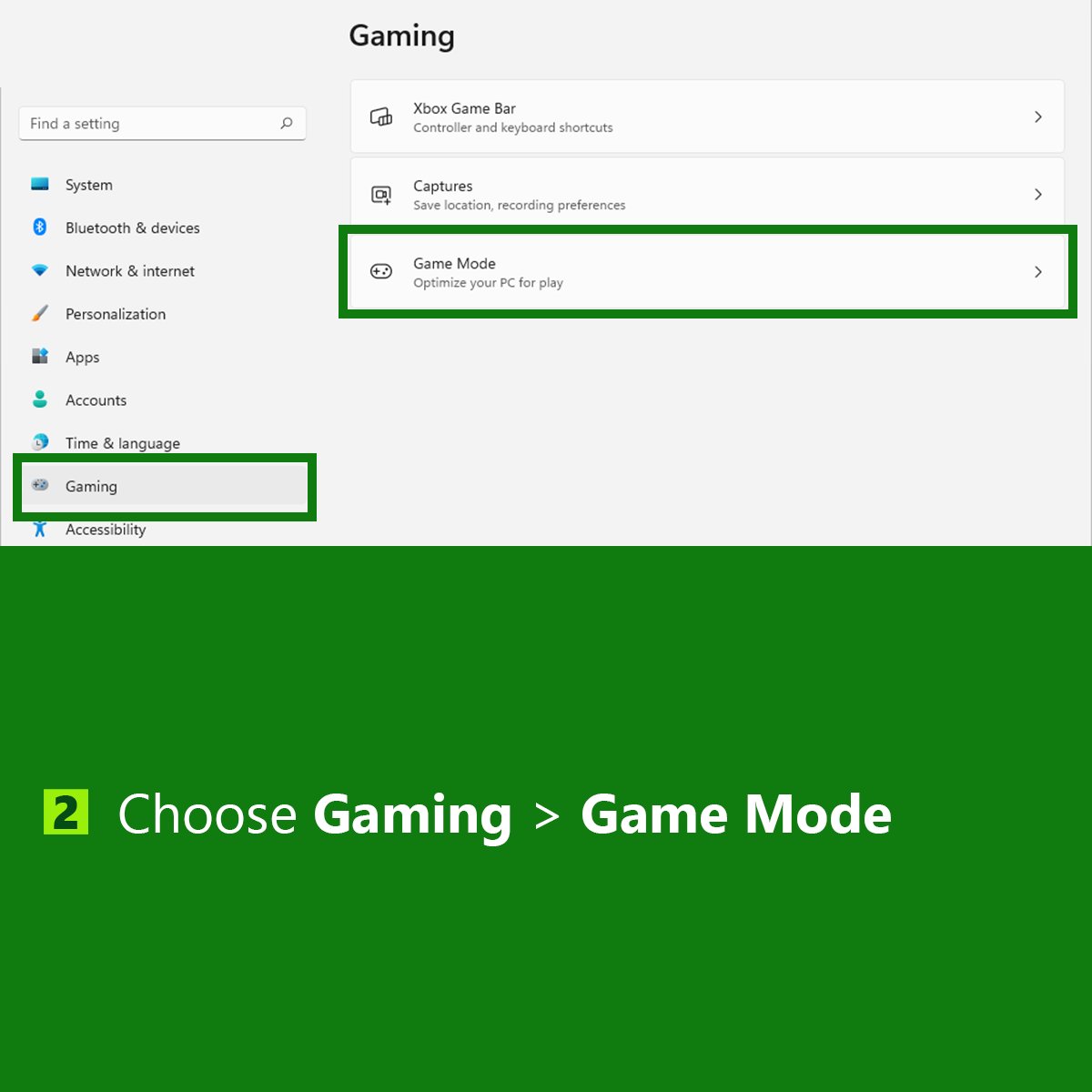 XBOXSupport's tweet photo. Clear eyes, full hearts, can’t lose. 
Game Mode: ON 

Learn how Game Mode on your Windows PC optimizes your gaming experience: https://t.co/4U03fJ8mUe https://t.co/mGL7SdKD7q