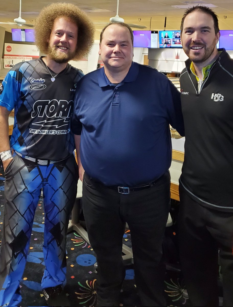 Two class acts and great athletes in Loveland, CO today at Sweetheart Bowling!  Thanks taking a moment to say hello.  Enjoy the game tomorrow.  Go Broncos!! <a href="/Sean_Rash/">Sean Rash</a> <a href="/KyleTroupPBA/">Kyle Troup</a>