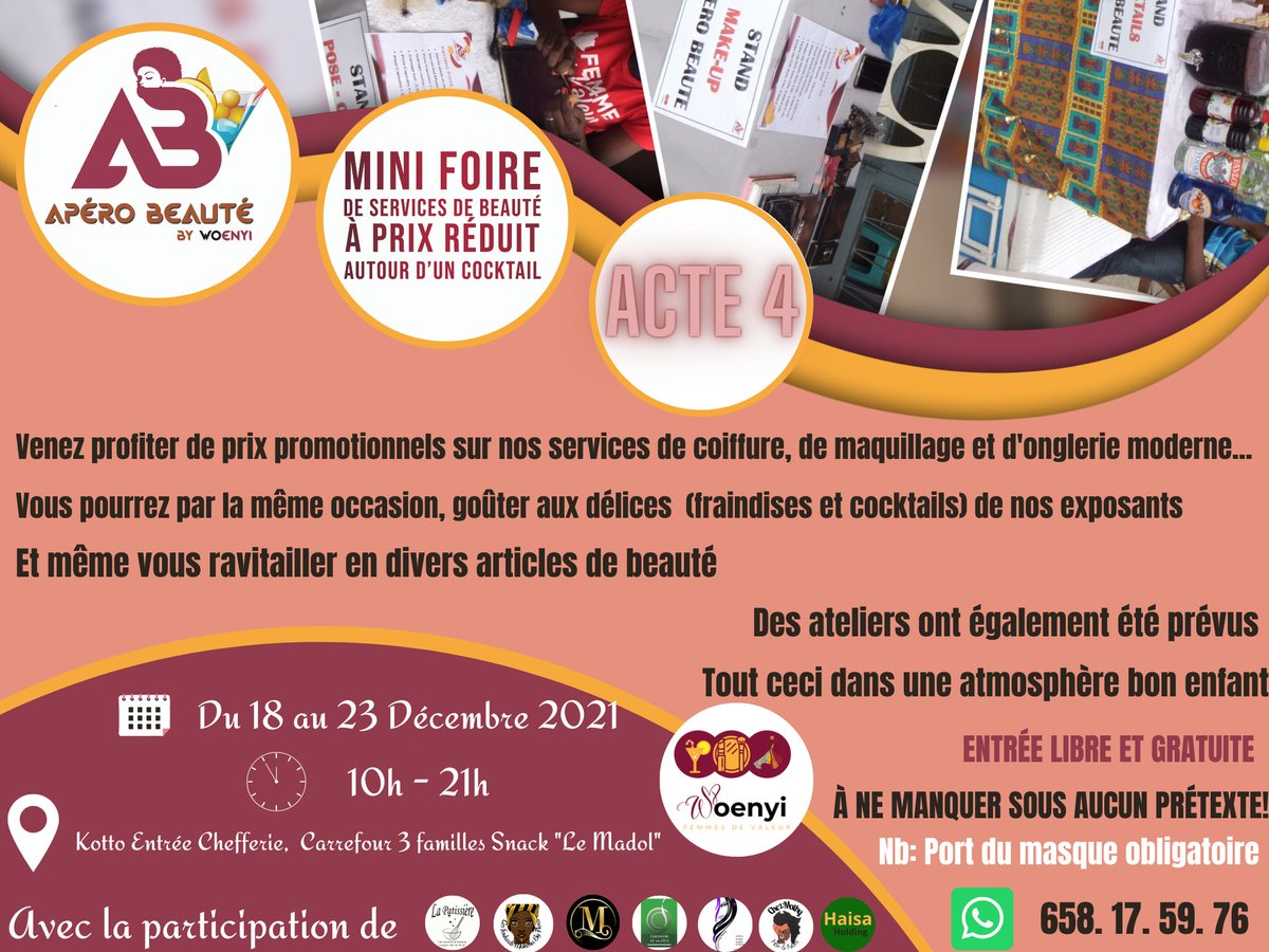 aperobeaute237's tweet photo. Yeah yeah
Apéro Beauté Acte 4 - Part 1 https://t.co/4FnkNhzmFt