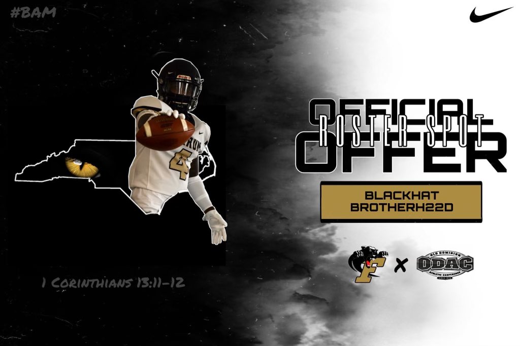 I am blessed and honored to receive my fist offer from Ferrum University! <a href="/_CoachEllis/">Rahsaan Ellis</a> <a href="/FerrumAthletics/">Ferrum Athletics</a> <a href="/GraniteBears/">MA Athletics</a> <a href="/Coach_Holder4/">Logan Holder</a> #BAM