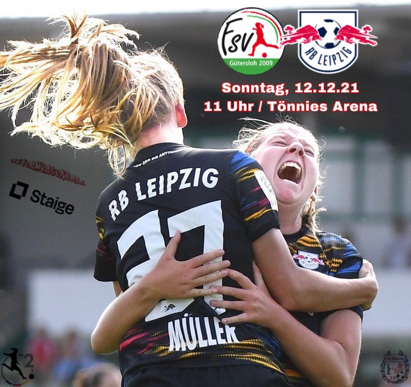 RebellenLE's tweet photo. Endlich wieder Spieltag für die @RBLeipzigFrauen - am morgigen Sonntag treffen Sie ab 11 Uhr auswärts auf den @fsvguetersloh2009 ⚽️
Viel Erfolg, Mädels! 🔴⚪️
📺 live im Stream bei @FootballStaige
📸 von @Sportfotos_IH
#FSVRBL https://t.co/uH9CbrlqJ6