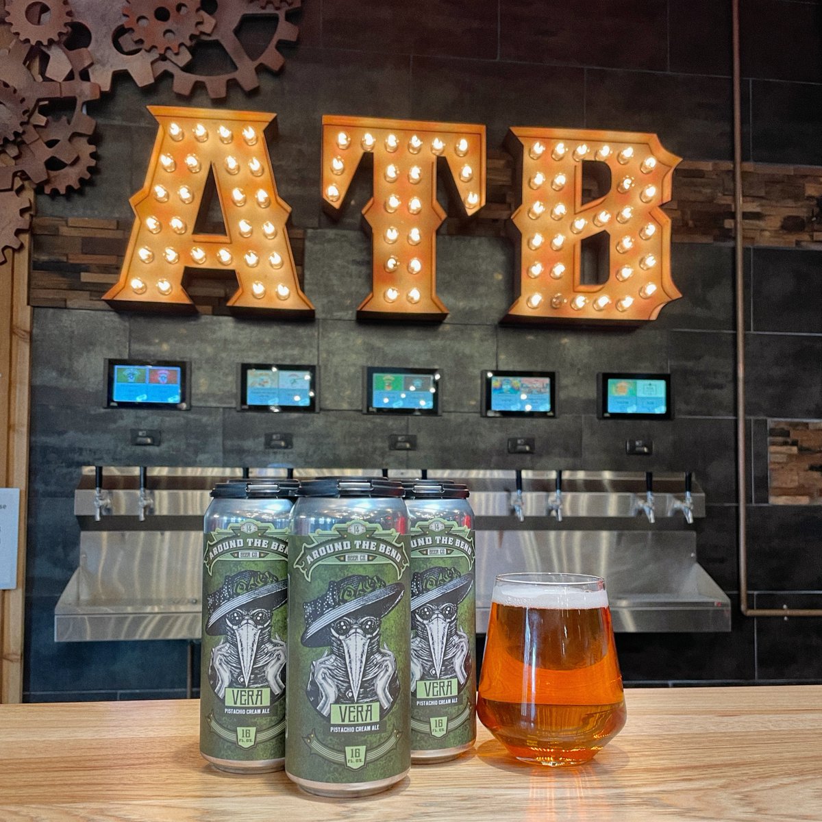 Hey Buds! It's Saturday and we're drinking Vera Pistachio Cream Ale from <a href="/atbbeerco/">ATB BEER Co.</a>! It's constantly a fan favorite so if you've haven't tried it, check it out in our beer hall!