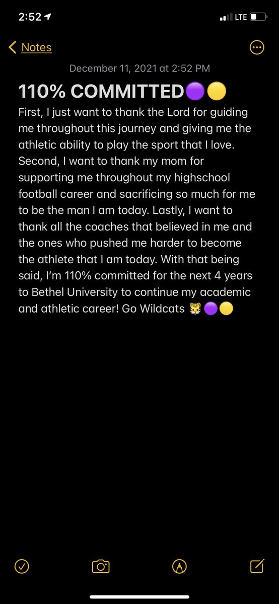 110% COMMITTED🟣🟡 <a href="/GHSWaveFootball/">Gallatin Green Wave Football</a> @CoachWatsonGHS <a href="/CoachJ_Adkins/">Josh Adkins</a> @StevenClemons19 <a href="/CoachBroadrick/">Chad Broadrick</a> <a href="/CoachJBrown11/">Justin Brown, MAT</a> <a href="/CSmithScout/">Chris Smith</a> <a href="/luna_bobby/">Coach Luna</a> <a href="/RECRUITGALLATIN/">Gallatin Football Recruiting</a> <a href="/BIGshadowMIKE/">Coach Mike Jasper</a>