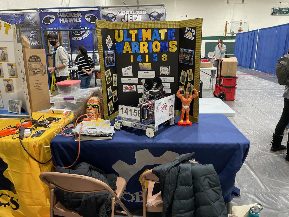 robotics_wms's tweet image. Super proud of our teams today. (12440 and 14158) Both teams got selected for the playoffs and did a great job with the judges. Team 12440 won the Motivate award and qualified for the State Finals next week. Congrats to all the teams!