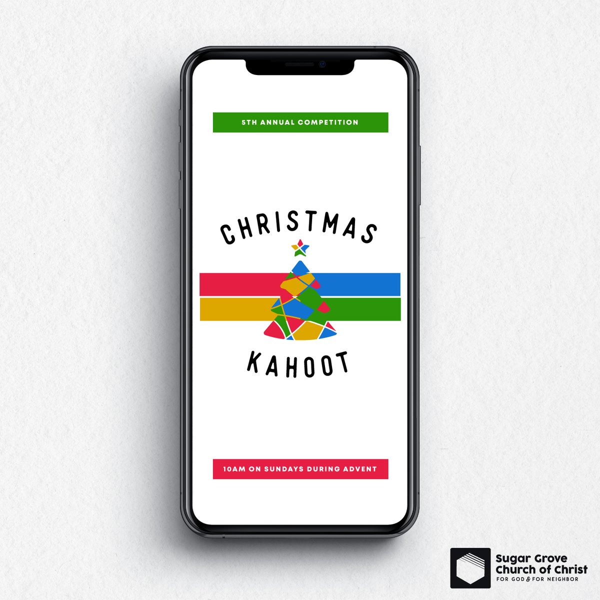 SugarGroveCofC's tweet photo. Is your alarm set so you aren't late for Christmas Kahoot tomorrow morning? ⏰ https://t.co/WsP1huDh4t