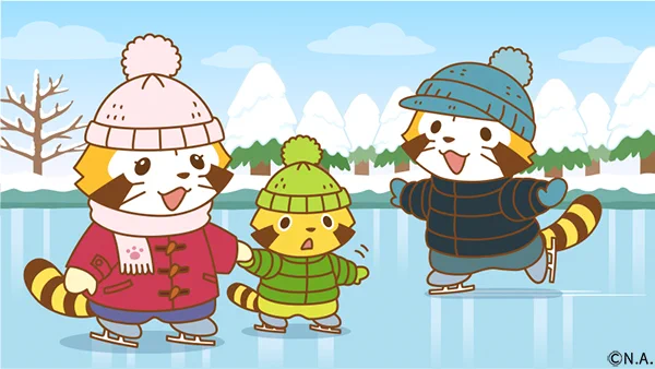 今日はスケートにきたよ⛸️
メイプル、がんばるミャ～🎵(◆'ᗜ'◆)/

#ラスカル #スケート 