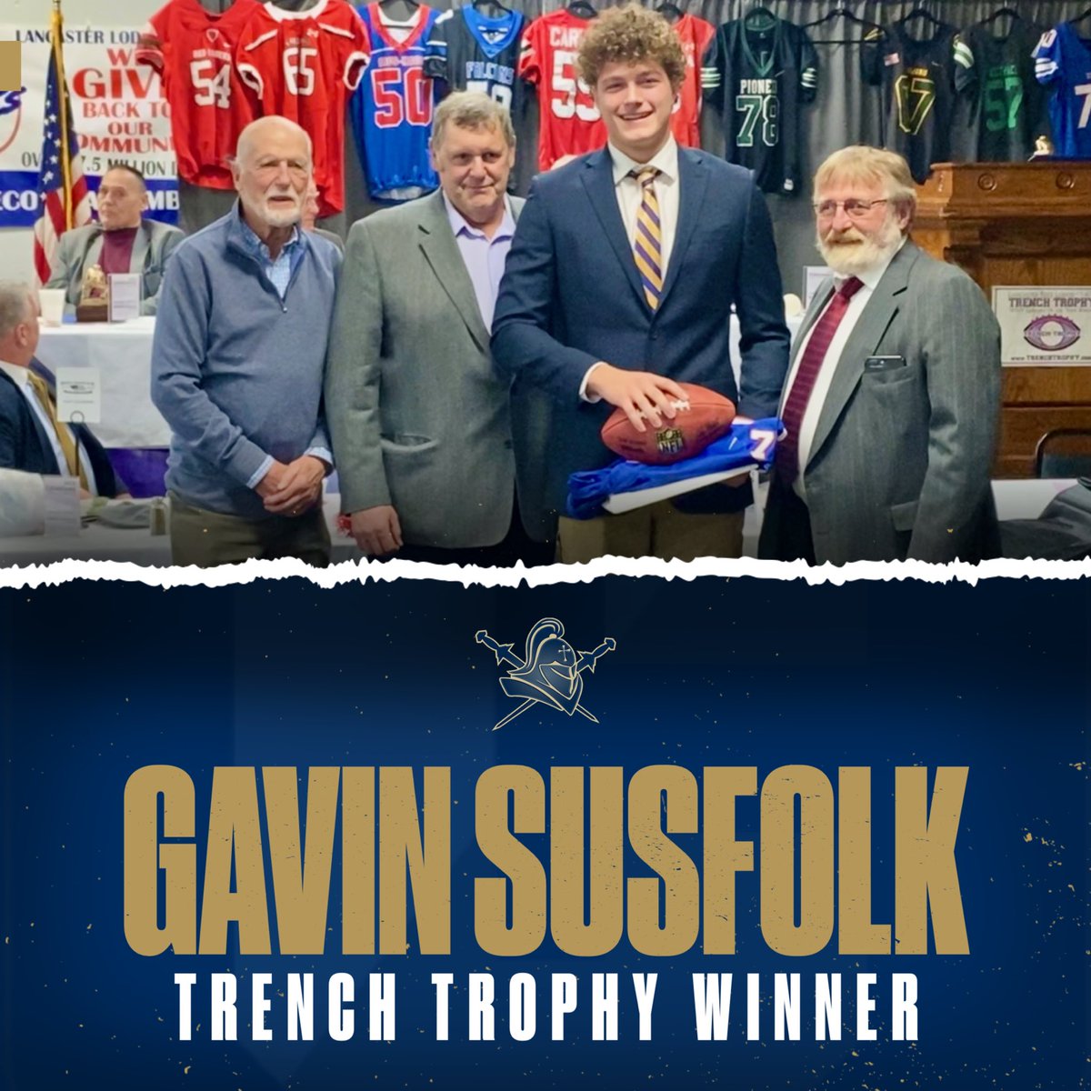 Congratulations to Gavin Susfolk '22, the winner of this year’s <a href="/TrenchTrophy/">Trench Trophy 🏈</a>!