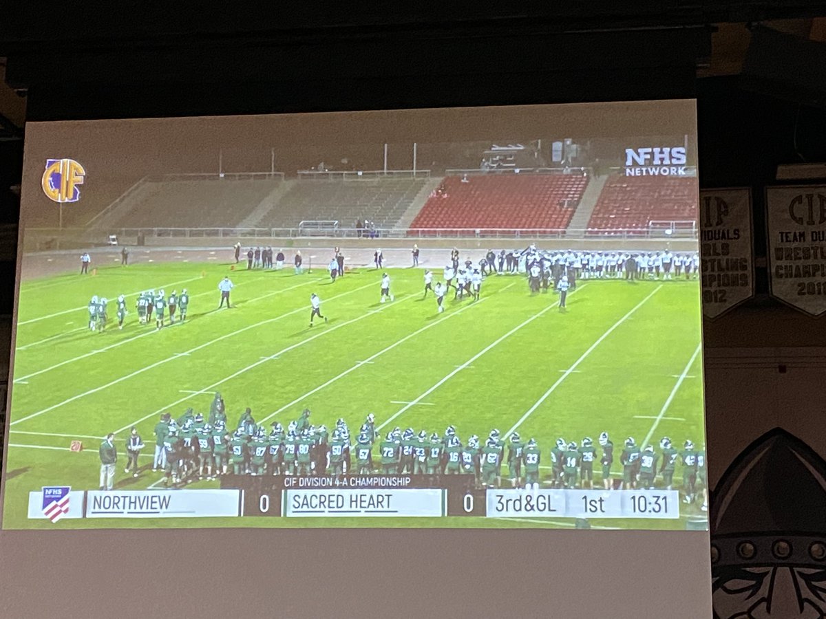 The CIF State Championship Football Game has started!  Vikings up 6-0 with 9:30 left to go in the 1st quarter. Let’s go Vikings!!!