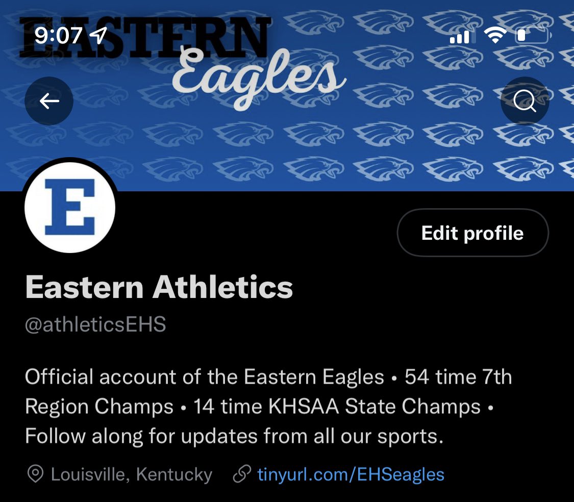 athleticsEHS's tweet photo. Key change to the Twitter bio…. #FlyEastern https://t.co/mFYDfrfUM7