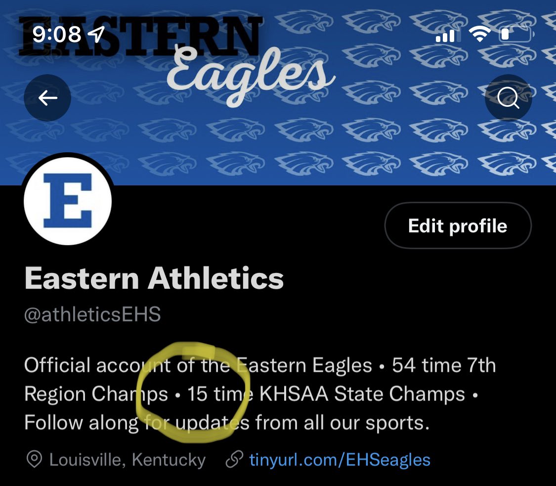 Key change to the Twitter bio…. #FlyEastern