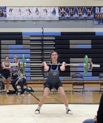 TCUStrength's tweet photo. Congratulations to Morgan Meier on qualifying for Minnesota Olympic State Weightlifting Meet!! @TCUTitans https://t.co/2TwhmnSWa6