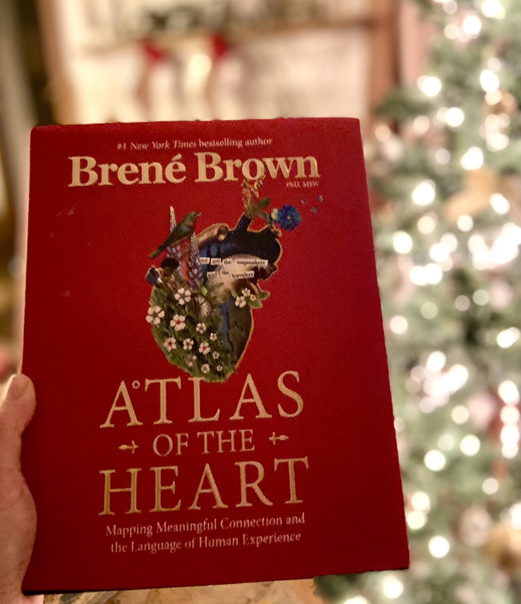 sarcschoolpsych's tweet photo. This book is gorgeous but I’m still going to underline the shit out of it. I’ll be carrying it around like a newborn baby for weeks. Thank you @brenebrown and thank you to your research team for giving us this amazing gift. ♥️

#atlasoftheheart #brenebrown #mapmakers https://t.co/B0GQrU5mCP