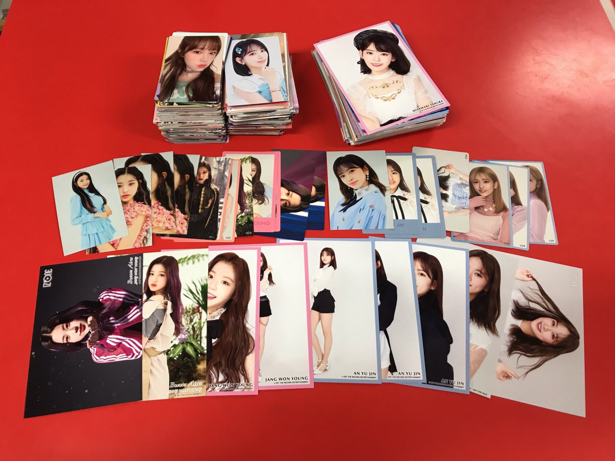 IVE IZ*ONE アイズワン　グッツ　まとめ IZ*ONE (アイズワン) ポップアップストア in 渋谷/阿倍野 10.19-11.8