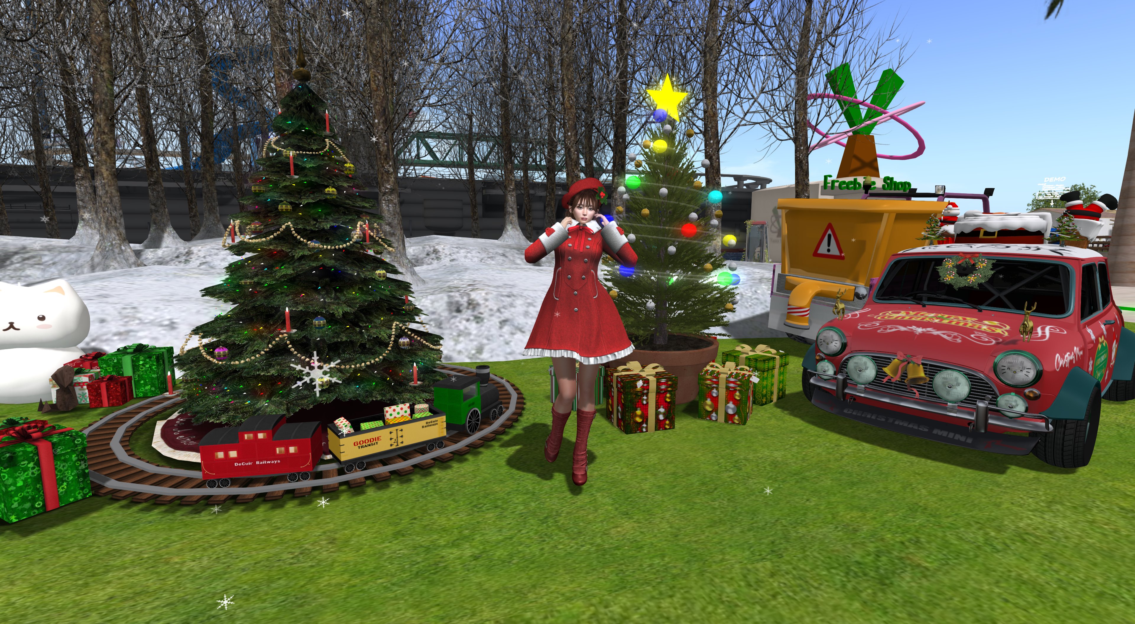 Yumix Writer Second Life モノを増やさないように気をつけているのですが お友達に誘われて沖縄の イベントについていったところ やはり目についたクリスマス用の衣装を衝動買い ｗ かわいくて気に入ったのですけど またモノが増えてしまいました