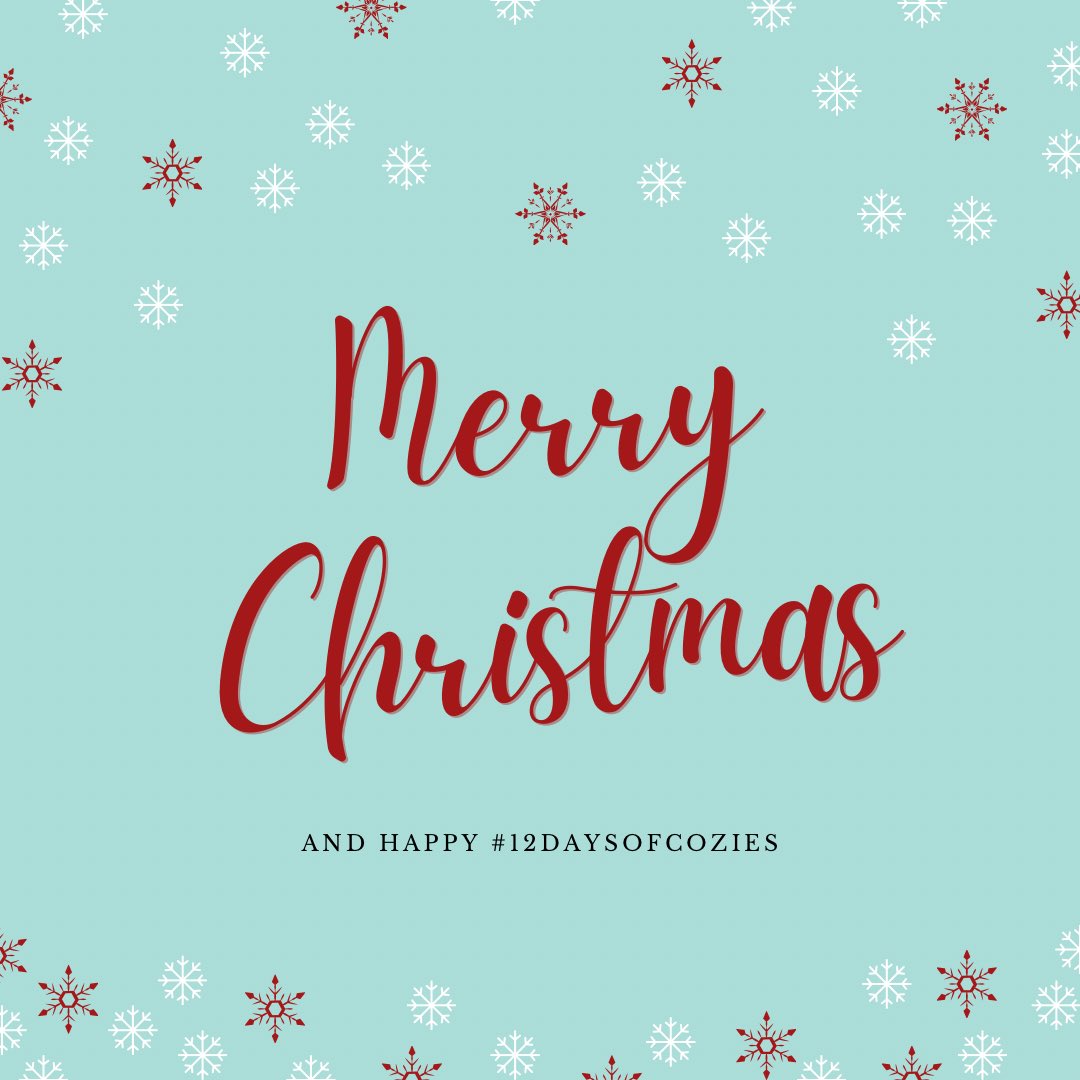 Joyfuljel's tweet image. Thanks.@cozymysteryclub and @writerahart for another amazing #12DaysofCozies !