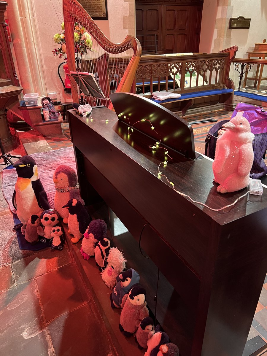 Just back from this. Such a fun evening - and never was a church so filled with penguins!