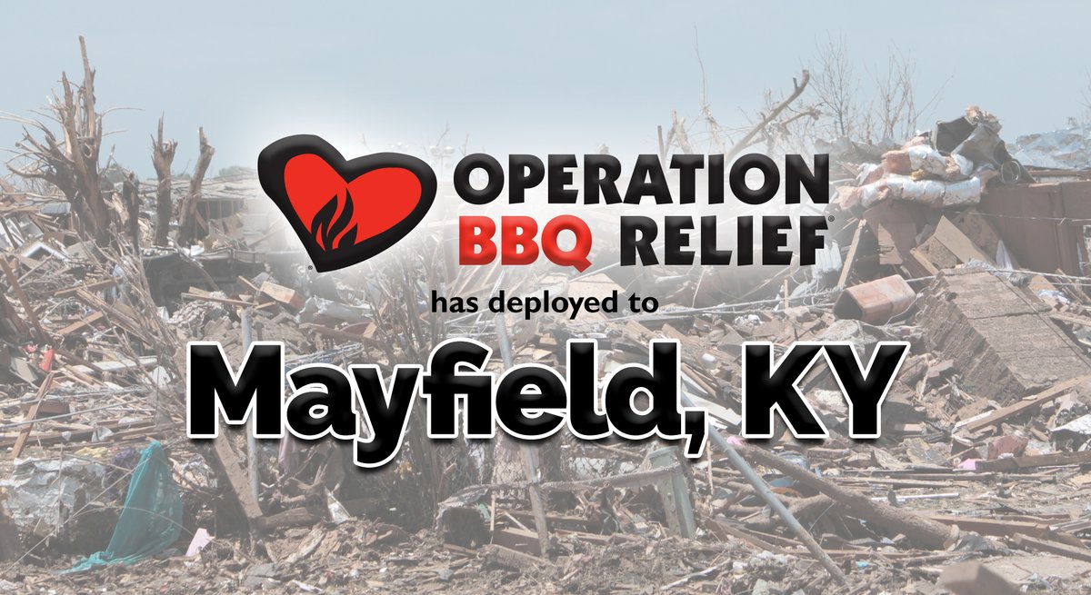 Operation BBQ Relief has deployed to Mayfield, KY to feed families and first responders affected by the catastrophic tornadoes.  Donate and RT today
gofund.me/2dcf8fa0