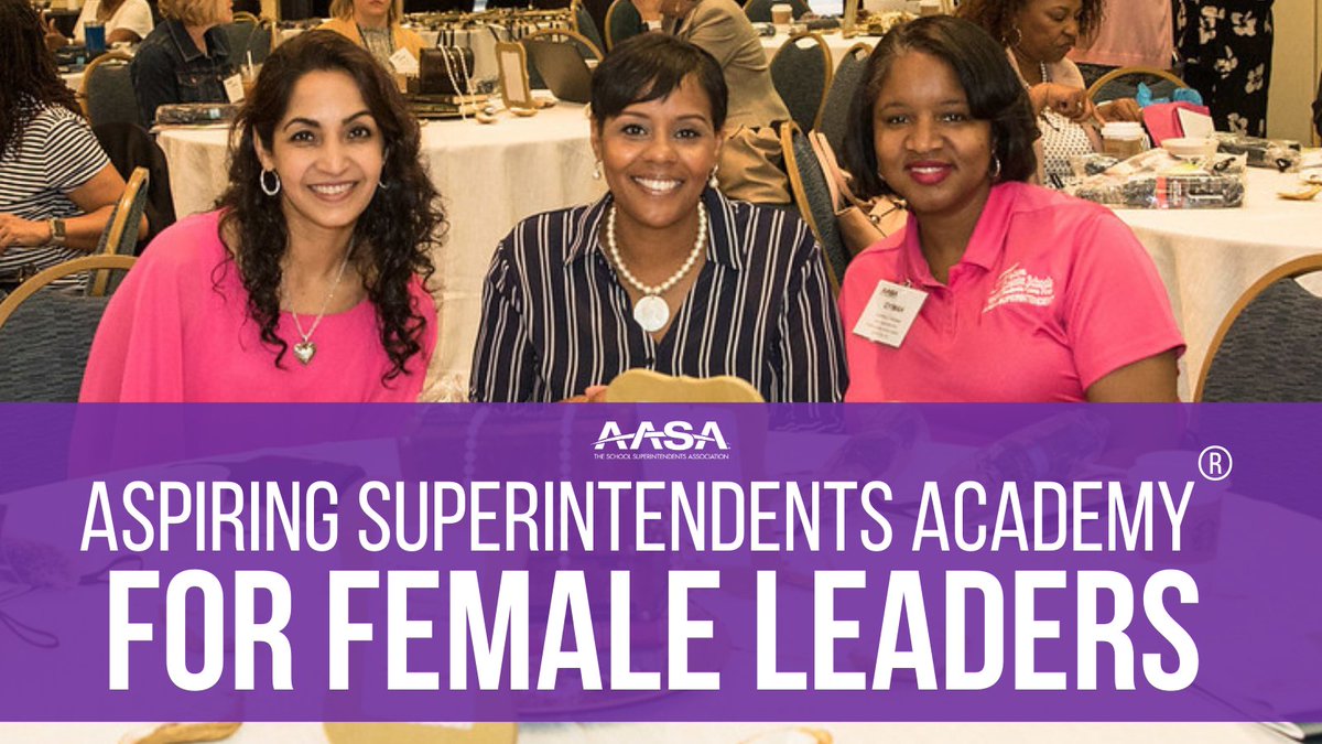 Don't miss your chance to join women who are on the path to the superintendency and want to build knowledge and confidence in their ability to lead. Apply to the Aspiring Superintendents Academy® For Female Leaders by next Wednesday (12/15): aasa.org/aspiring-femal… #AASAWELL