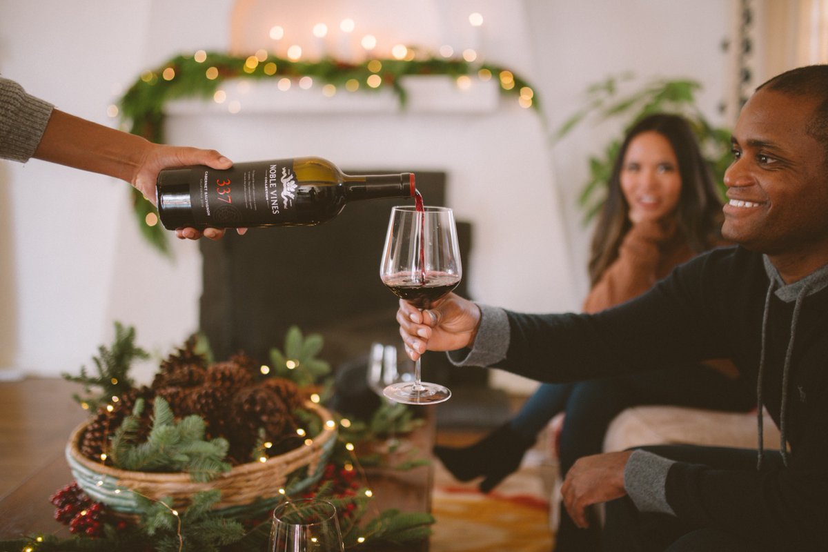 NobleVinesWine's tweet photo. Pour your way into the weekend with a glass of our 337 #CabSauv. #NobleVines https://t.co/RmhB7oUpy0