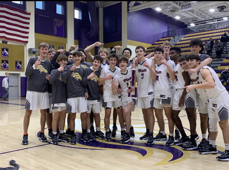 The boys win the Plum Tip-off tournament with a win over Riverview!                                 Cameron Moss - 17 Points 10 Rebounds              Seth Favero - 11 Points                              Congratulations to the boys! <a href="/MustangsSection/">Mustangs Student Section</a> <a href="/TribLiveHSSN/">TribLive HSSN</a> <a href="/Big56Conference/">Big 56 Conference</a>