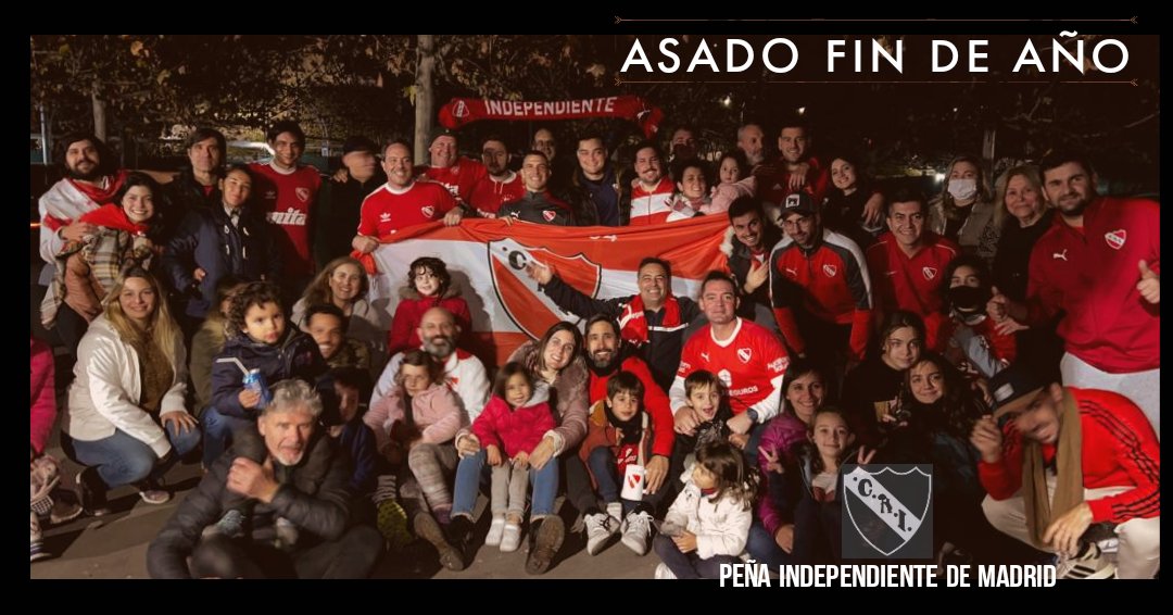 PeaIndependien1's tweet photo. Día especial 
Asado de fin de año 

Peña #Independiente de Madrid 🇦🇹🇦🇷🇪🇸 https://t.co/hy6QDVhxuY