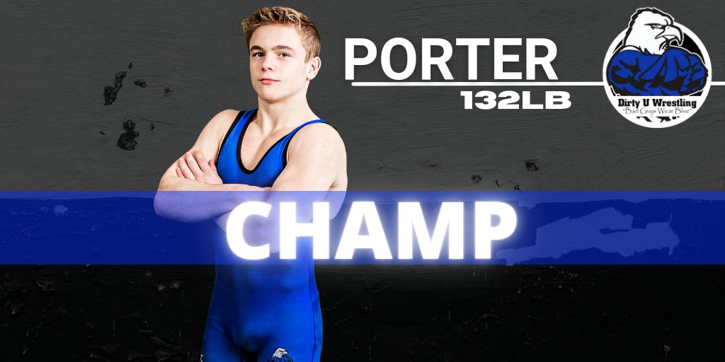 🚨🚨 And your 132 <a href="/cbwrestlingc/">CB Wrestling Classic</a>
Champ!
#BADGUYSWEARBLUE #FWH 💪💪🦅
1st Place Match - G. Porter over H. Mills Decision 7-2