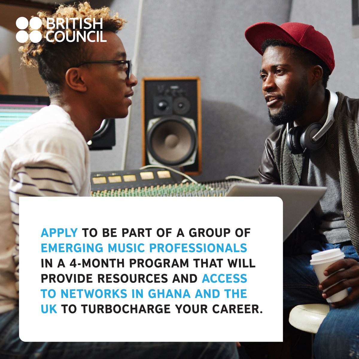 CultureForward's tweet photo. Emerging Music Professionals in 🇬🇭, have you applied yet?! Don’t miss out on this opportunity to level up your hustle! Top applicants in the program will also be given grants! 🇬🇭🇬🇧
 
Apply NOW!  👉🏿 https://t.co/suDsi6BUh3
Deadline: Dec 19th

CESPgh #CultureForward https://t.co/VJmUgqPnRs