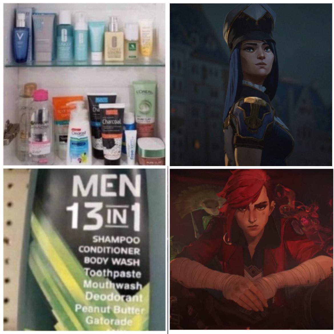 Happylizard21l's tweet photo. Someone sent me this "meme" and I'd to post it because THIS IS VERY CANON😂👌
#Arcane #caitlyn #vi #piltoversfinest https://t.co/lJvOzMLjNn