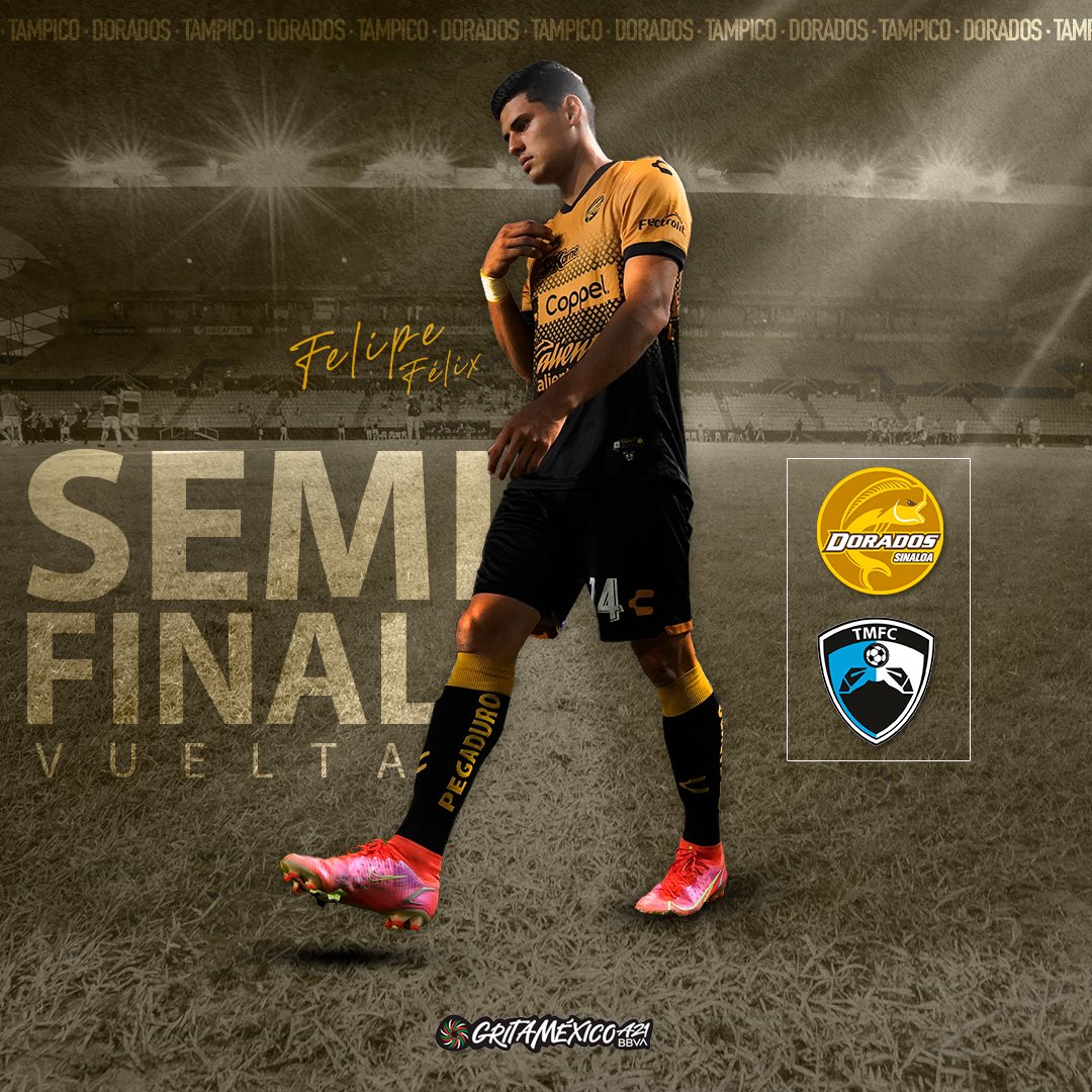 Nos jugamos el torneo en 90 minutos con nuestra gente y con ganas de trascender <a href="/Dorados/">Dorados</a> 👊🏽