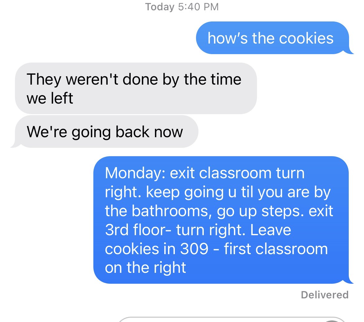 This is what it looks like to work with your sister. If anyone one else wants to leave me Christmas cookies, the directions below still stand. 🎄🍪