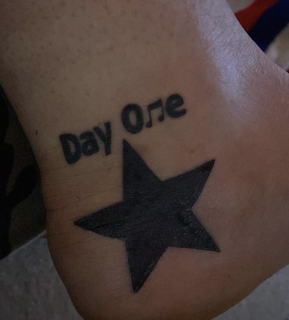 Thegemster's tweet photo. Finally 🤩💙❤️💚💛 @JLSOfficial @AstonMerrygold @Oritse @MarvinHumes @JBGill #tattoo #dayone https://t.co/PPKrwqDAat