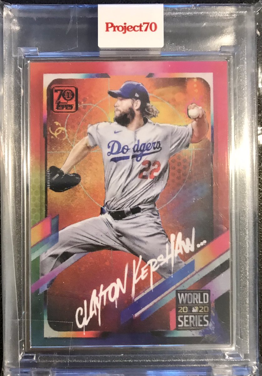ngreenroom's tweet photo. Landed this @Topps #Project20 @riskrockstudios Clayton Kershaw AP for a great price adding to my burgeoning RISK AP collection. I donโt have the full AP set, but will add them anytime I can grab a deal on this great art. https://t.co/CRRf9OQCNe