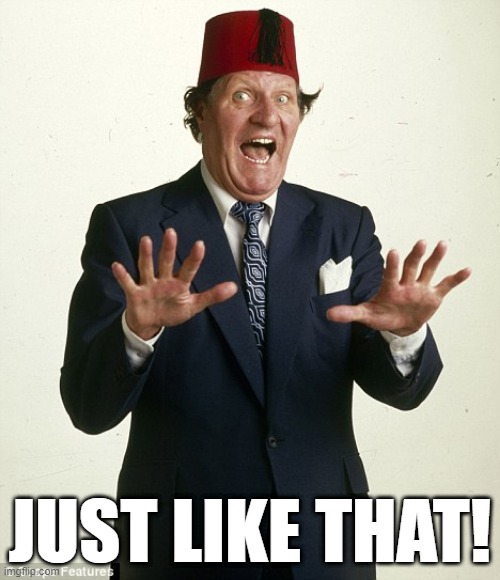 Just Like That! The Tommy Cooper Show on X: Happy weekend folks!   / X