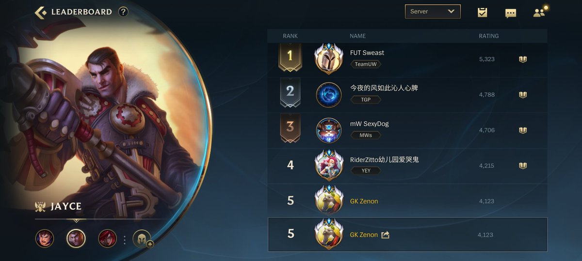 Zenonmid's tweet image. RANK 13 EU / TOP 5 JAYCE 🔥🏋️

@Geekay_Esports #GK_FTW #Geekay_Esports #LogitechXgeekay