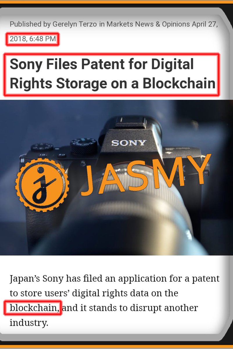 Joe82570716's tweet photo. From this article it is more than obvious - Sony has a secret called JASMY!

Join us on Telegram https://t.co/N2rD2mN8cg
$JASMY #Jasmy
#SHIB #BTC  #Solana  #MANA #Gala #LRC #REQusdt #AVAX  #ATOM #dogecoin #Ethereum #Cardano #MATIC https://t.co/AdBKPolgSB