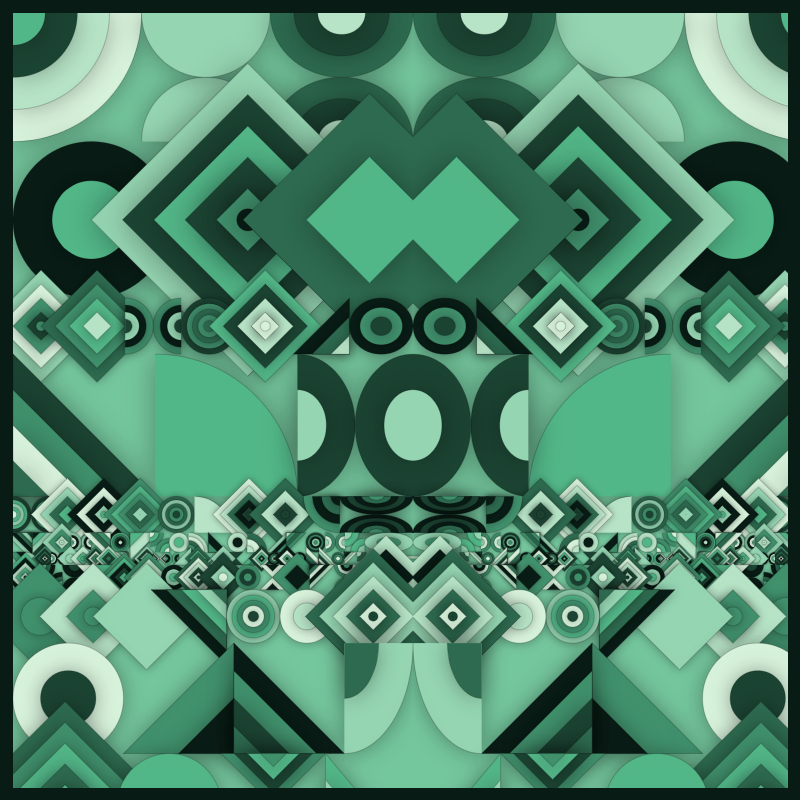 Bloom of Shapes GenArt tweet media