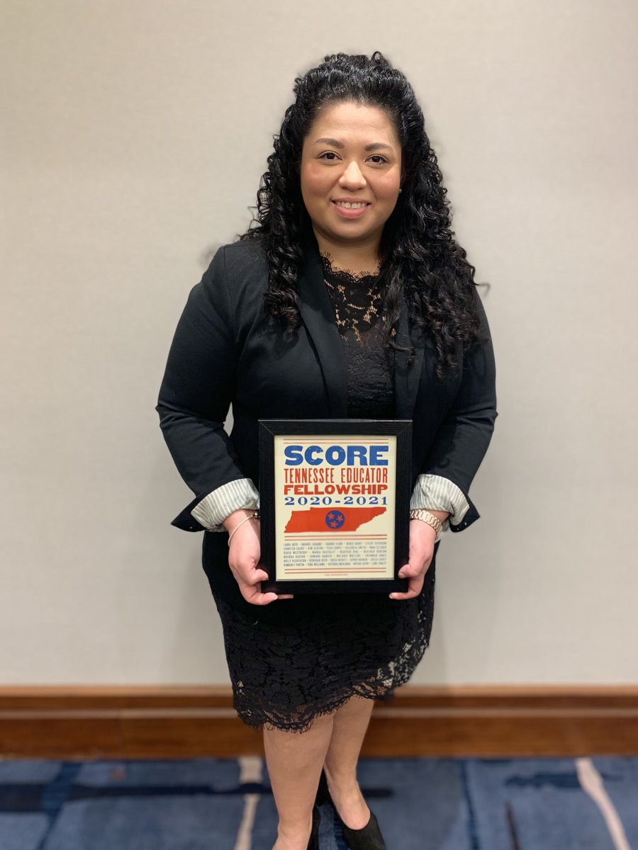 TeahShope's tweet photo. Thank you @SCORE4Schools for the opportunity to serve as a #EdFellow! I have learned an immense amount and am so thankful for the doors that have been opened. Most of all, I’m thankful for our TN students that will benefit from all the advocacy efforts of our 20-21 cohort! @TNedu https://t.co/d42odASt0J