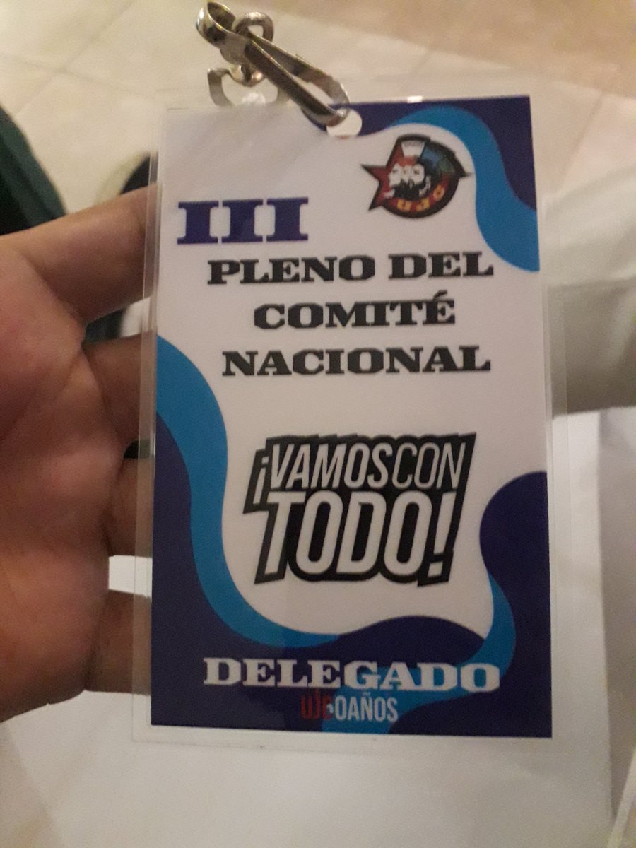 Listo para comenzar el III pleno del Comité Nacional  de la <a href="/UJCdeCuba/">UJC de Cuba</a>, 12 y 13 de diciembre 
@ReinaEstradaUCI 
<a href="/universidad_uci/">Universidad de las Ciencias Informáticas</a> 
<a href="/aylinalvarezG/">Aylín Alvarez García</a> 
<a href="/raydelmp/">Raydel Montesino Perurena</a> 
<a href="/UrrutiaCrespo/">Yordanis Crespo Urrutia</a>