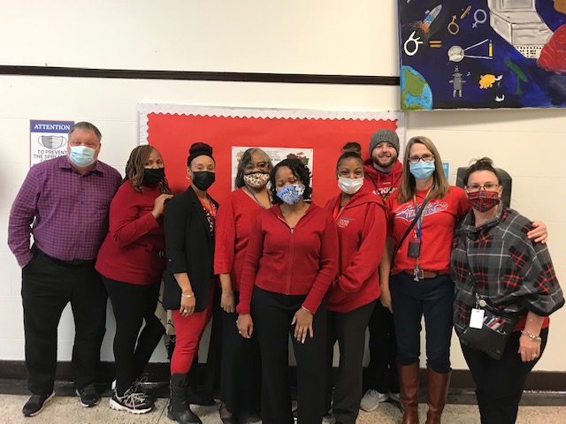 CTULocal1's tweet photo. Henderson Elementary solidarity with Carnegie teachers and staff. β€οΈ #NotOnTheSidelines https://t.co/94WR81n03b