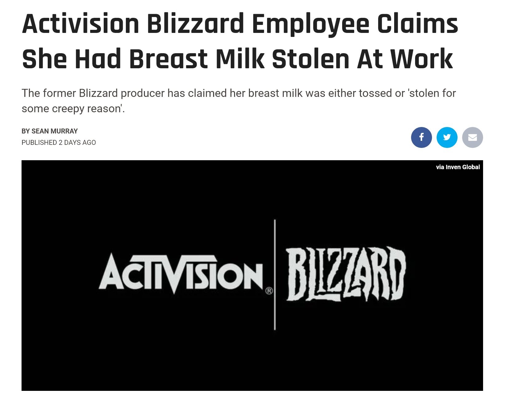 Activision Blizzard Got Hacked but Didn't Tell Its Employees