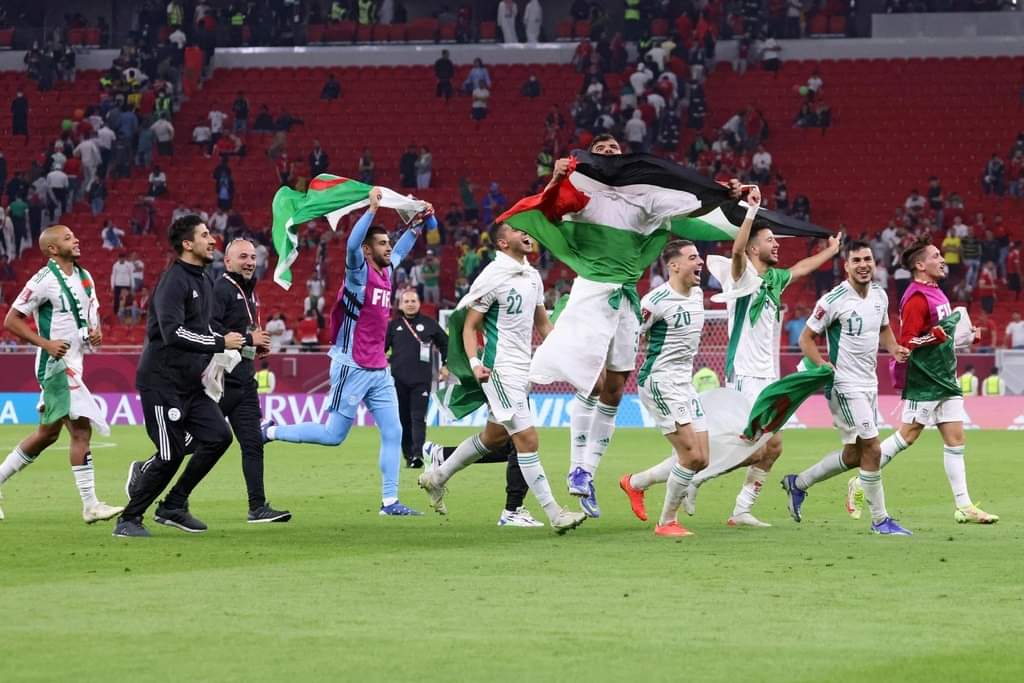 bahaeddine0919's tweet photo. مبروك الفوز للمنتخب الوطني الجزائري 💚❤🤍🇩🇿🇵🇸💪
#الجزائر_المغرب 
#كاس_العرب_FIFA 
#الجزائر 
#فلسطين https://t.co/2bidItMBmf